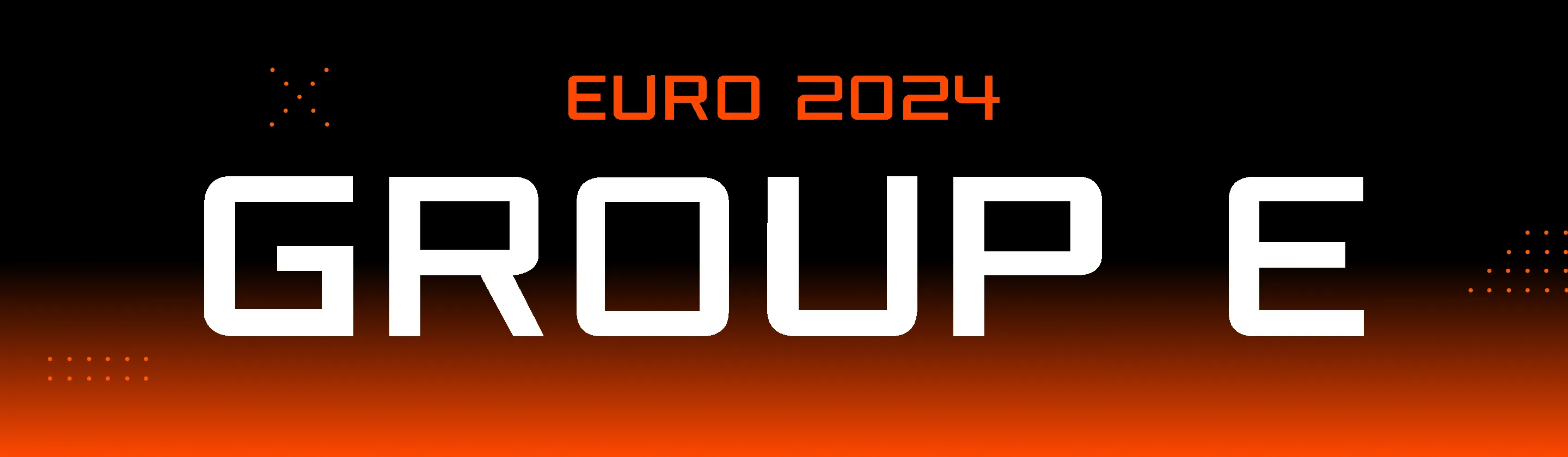 Euro 2024. Group E: Group Composition and Match Schedule